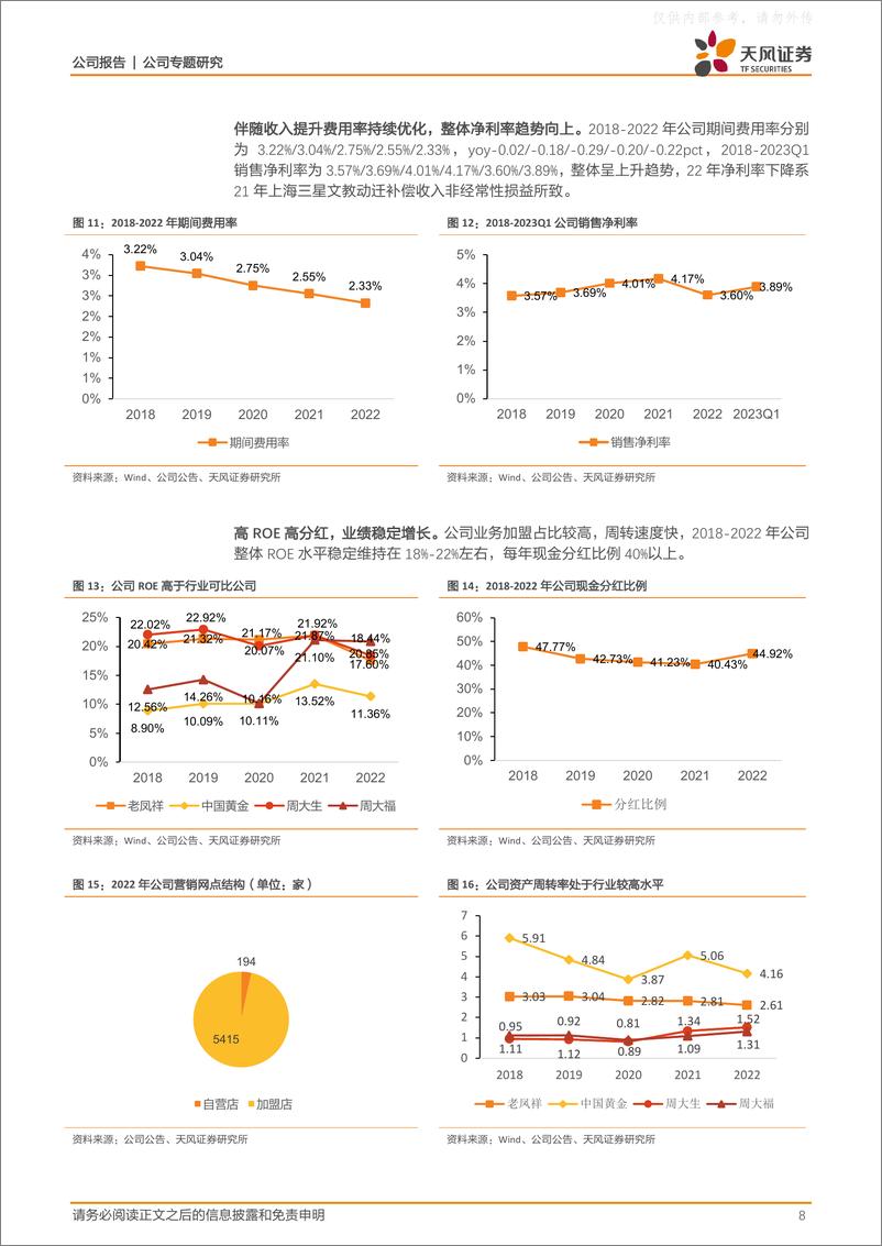 《天风证券-老凤祥(600612)百年老字号珠宝龙头，国企改革释放活力-230615》 - 第8页预览图