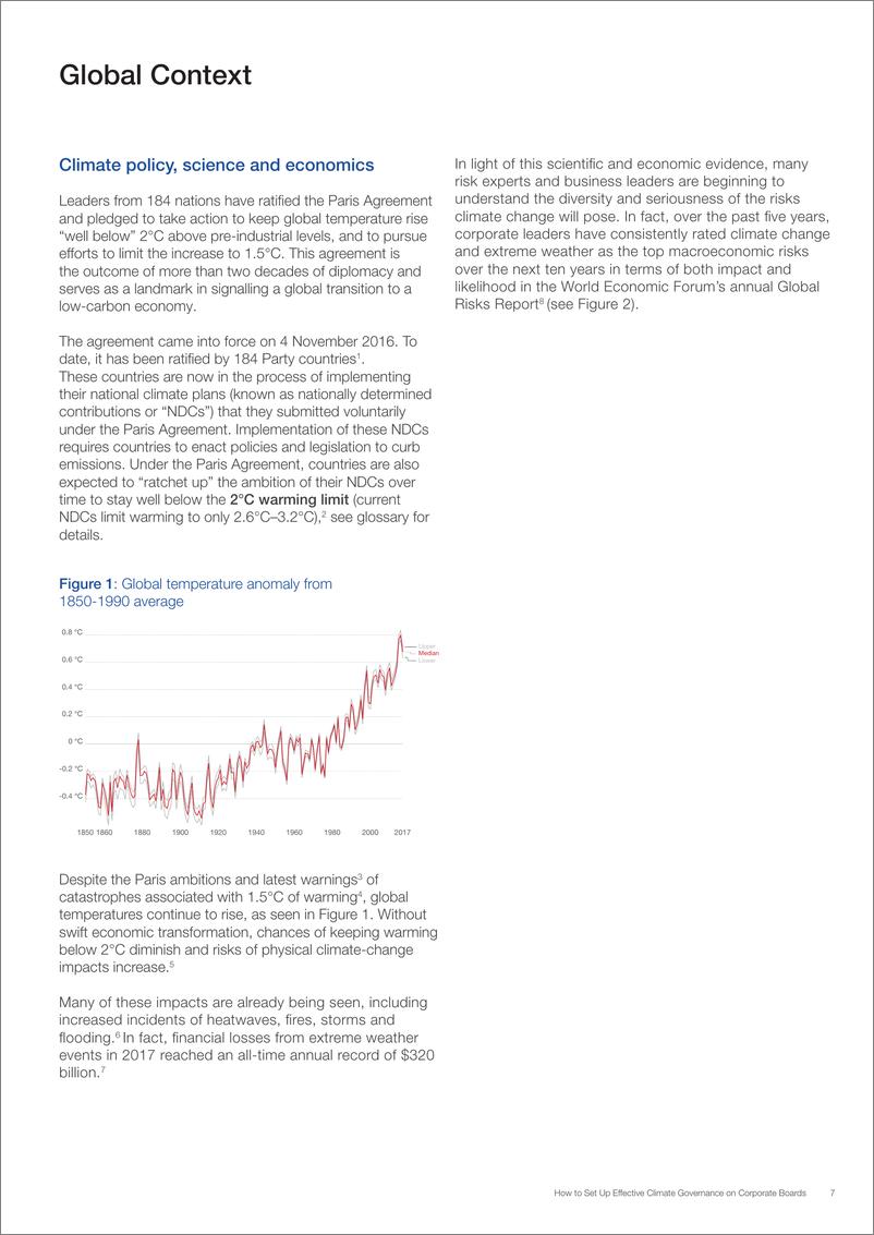 《世界经济论坛-如何在公司董事会中建立有效的气候治理：指导原则和问题（英文）-2019.1-32页》 - 第8页预览图