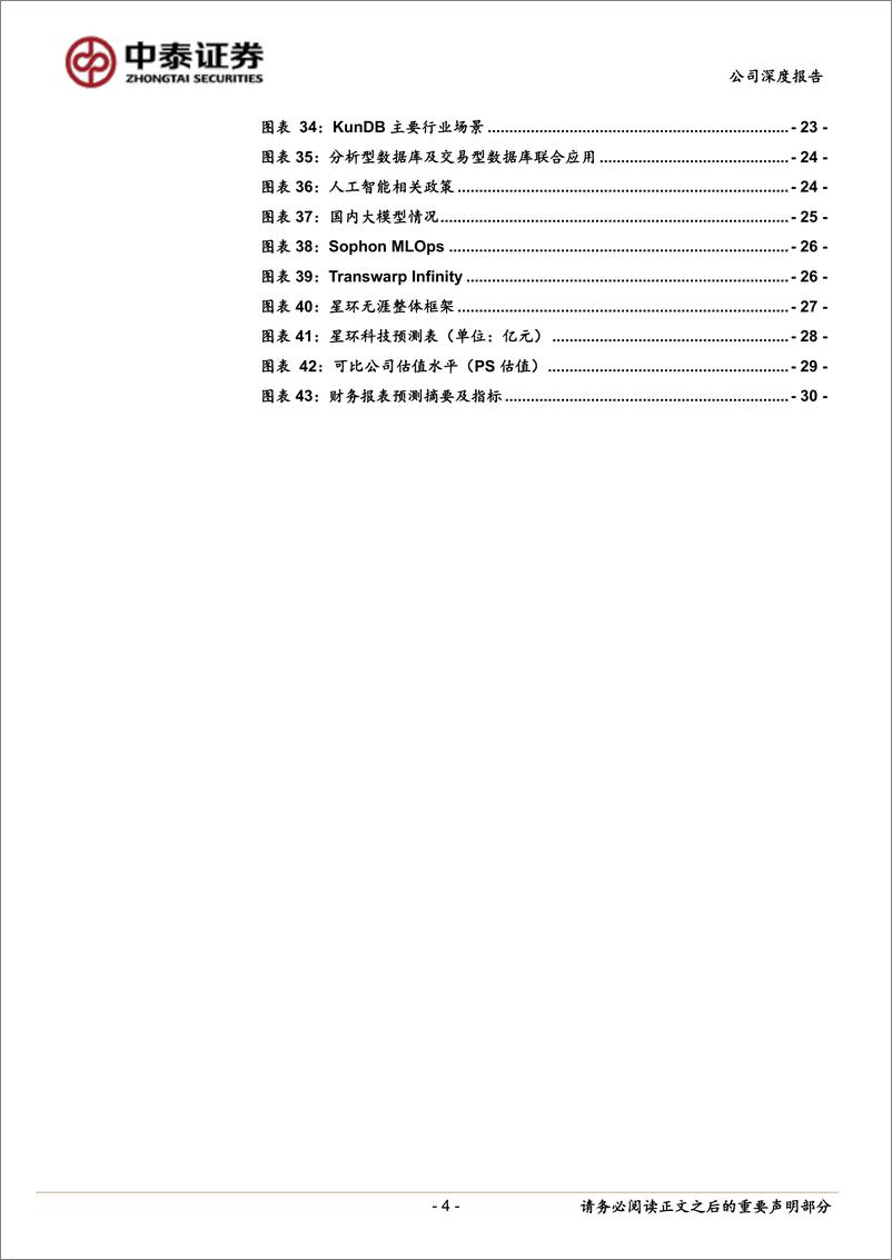 《星环科技(688031)国产大数据软件创新者，全方位赋能千行百业-240424-中泰证券-32页》 - 第4页预览图