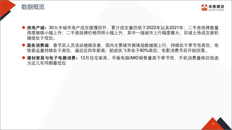 《经济高频数据追踪-20230220-华泰期货-46页》 - 第5页预览图