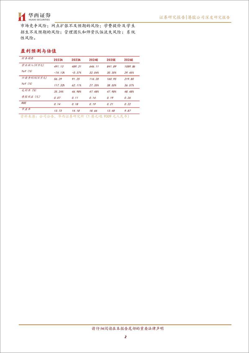 《卓越教育集团(3978.HK)立足广州，剑指广东省外市场-240718-华西证券-38页》 - 第2页预览图