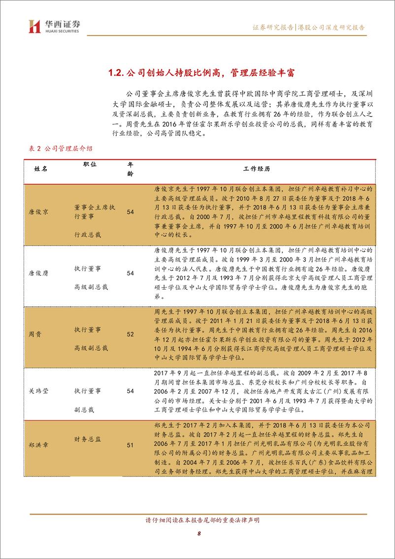 《卓越教育集团(3978.HK)立足广州，剑指广东省外市场-240718-华西证券-38页》 - 第8页预览图