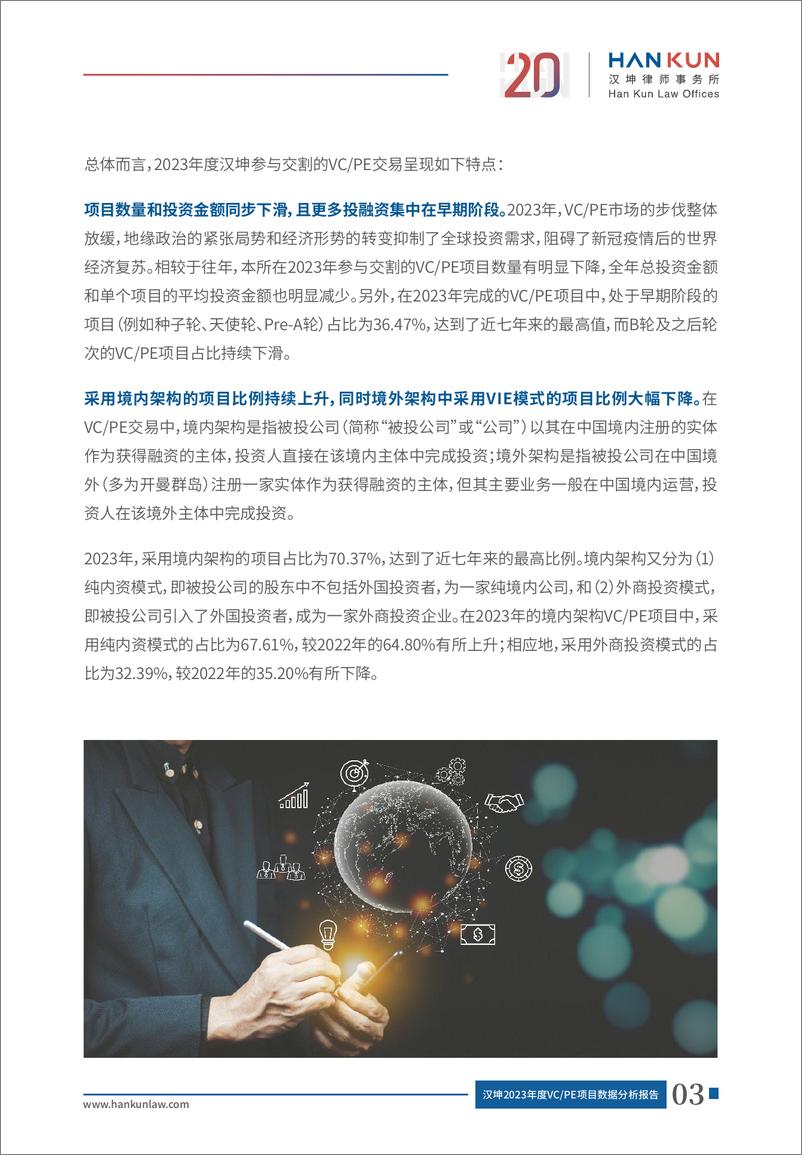 《汉坤2023年度VC_PE项目数据分析报告》 - 第5页预览图