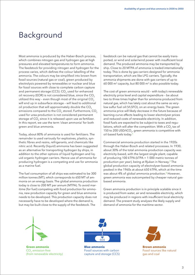 《DNV_2030-2050年绿色和蓝色氨的供应情况报告_英文版_》 - 第3页预览图