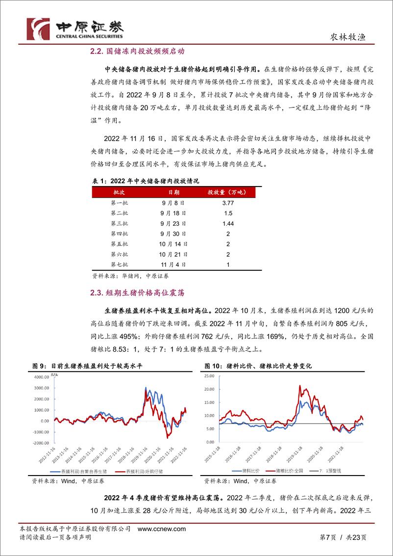 《农林牧渔行业2023年年度策略：穿越周期迷雾，围绕价值产业链掘金-20221125-中原证券-23页》 - 第8页预览图