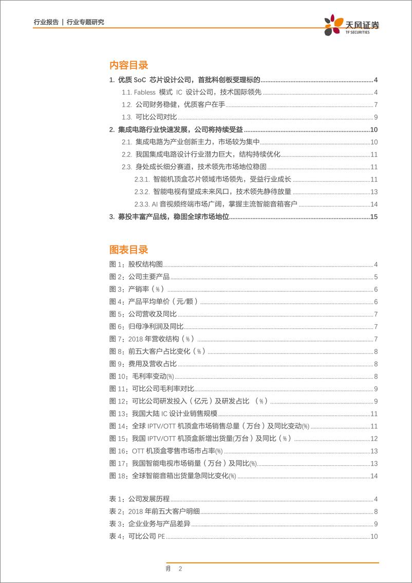 《半导体行业专题报告：科创板系列·一，晶晨半导体-20190323-天风证券-17页》 - 第3页预览图
