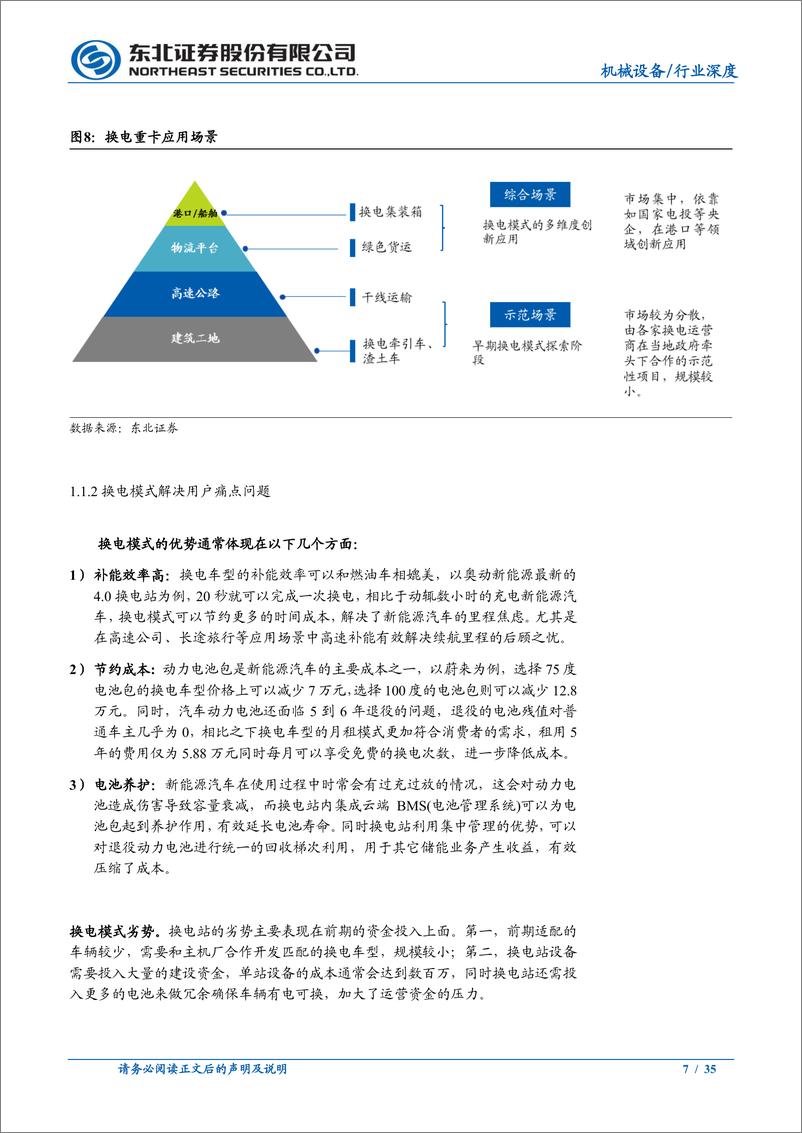 《机械设备行业换电站模式研究：新能源新赛道，换电风口再起-20220826-东北证券-35》 - 第8页预览图