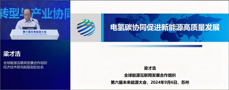 《2024年电氢碳协同促进新能源高质量发展报告》 - 第1页预览图