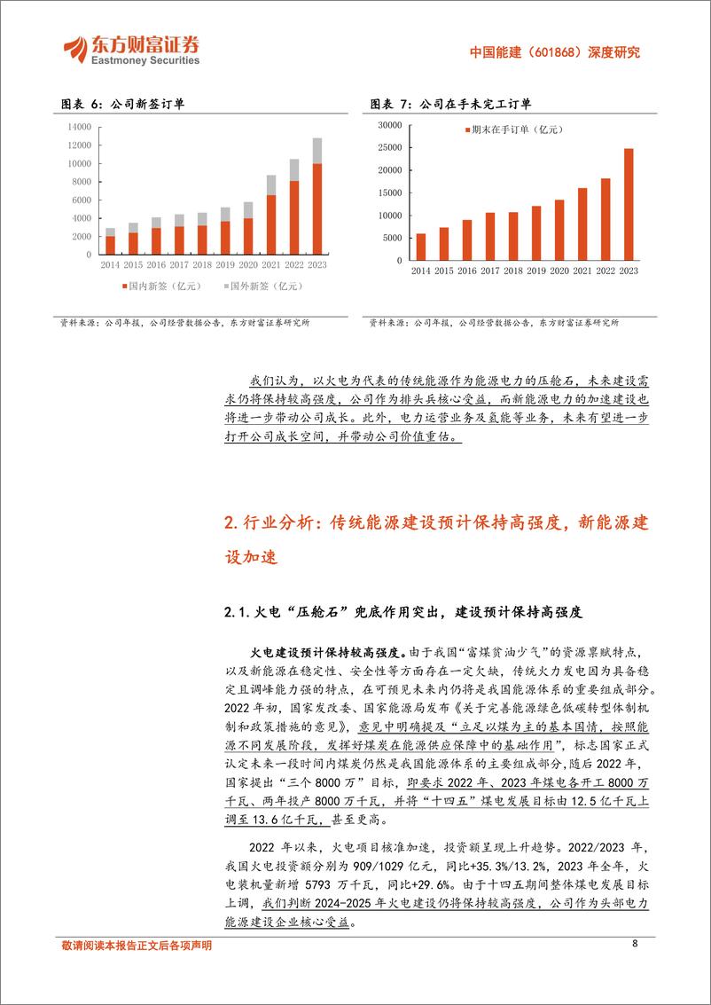 《中国能建(601868)深度研究：“四新”能建，多元化央企受益能源水网建设大潮-241118-东方财富证券-35页》 - 第8页预览图