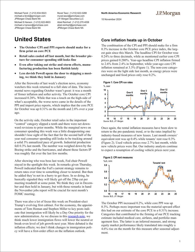 《JPMorgan Econ  FI-United States-111622865》 - 第1页预览图