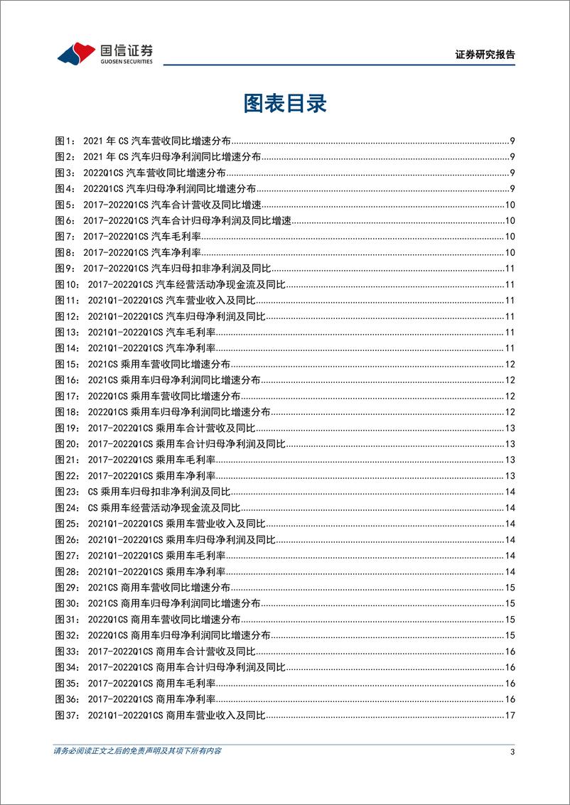 《汽车行业2022年5月投资策略暨年报一季报总结：多重因素拖累一季度业绩表现，维持推荐电动化智能化主线-20220505-国信证券-49页》 - 第4页预览图