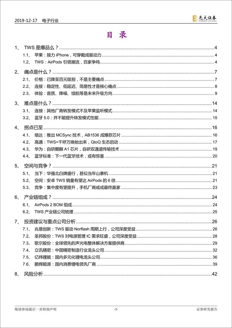 《电子行业真无线立体声耳机行业深度报告：甚似当年“山寨机”兴起，安卓真无线立体声拐点已至-20191217-光大证券-43页》 - 第4页预览图