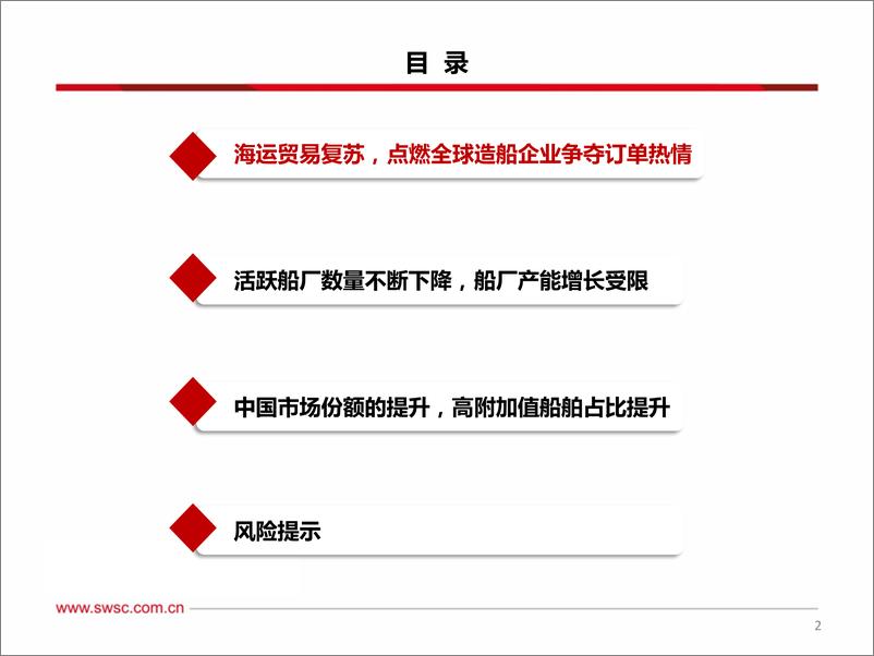 《交通运输行业造船系列一：进击的中国船厂，稳坐全球造船业第一把交椅-20231108-西南证券-24页》 - 第4页预览图