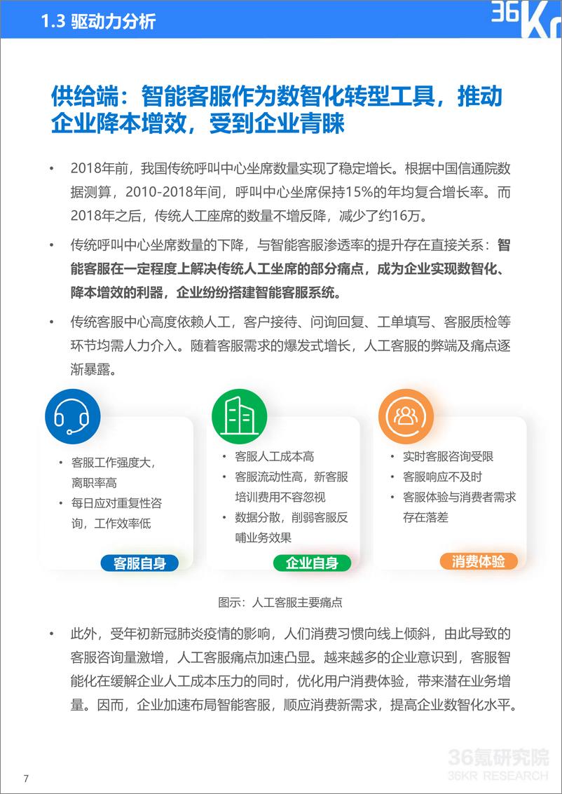 《2020年中国智能客服行业研究报告-36氪-202011》 - 第8页预览图