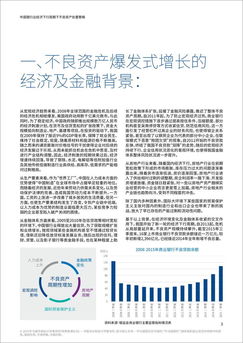 《中国银行业经济下行周期下不良资产处置策略-1512-c》 - 第3页预览图