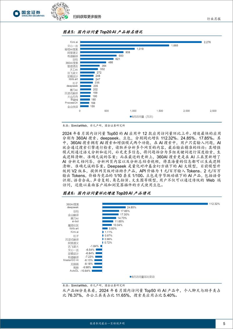 《信息技术产业行业研究月报：WAIC大会关注度创历史新高，建议持续关注AI投资机会-240710-国金证券-17页》 - 第5页预览图