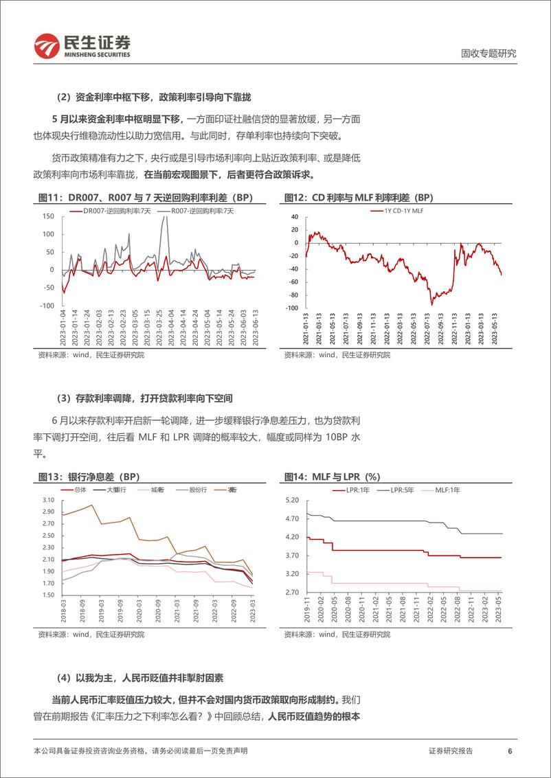 《利率专题：超预期降息之后-20230614-民生证券-16页》 - 第7页预览图