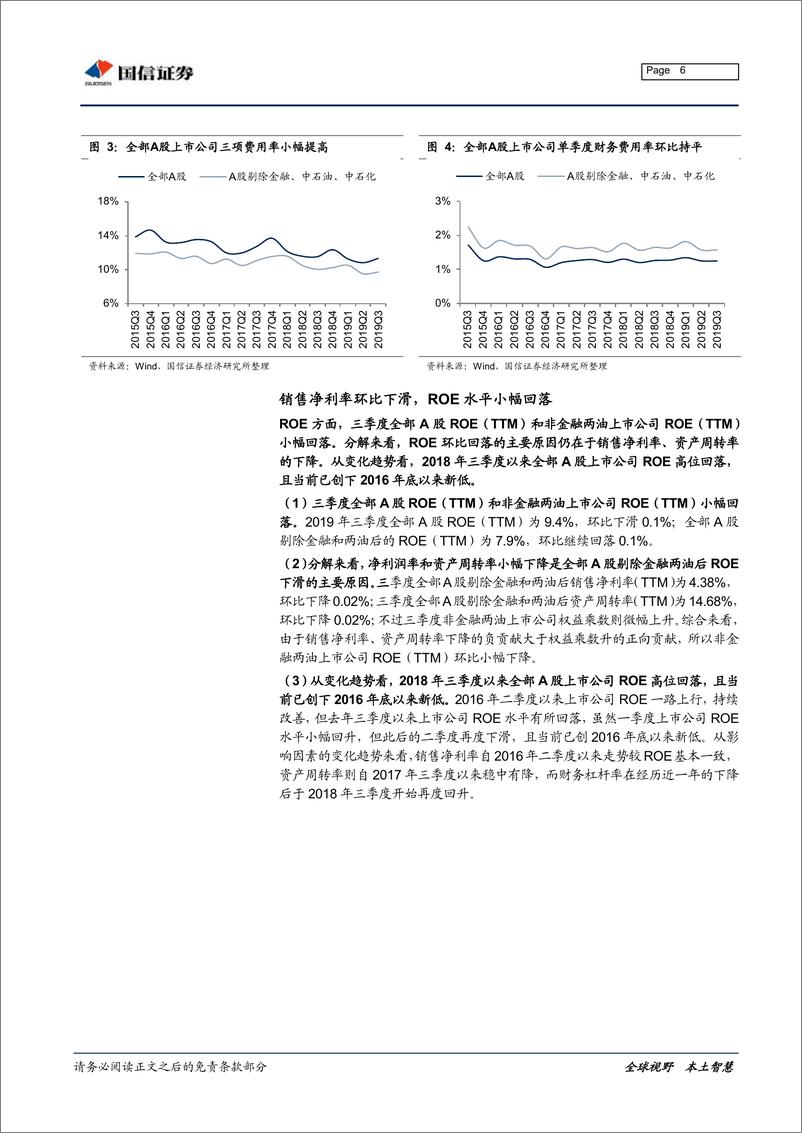 《上市公司2019年三季报分析：业绩略有改善、板块分化明显-20191101-国信证券-23页》 - 第7页预览图