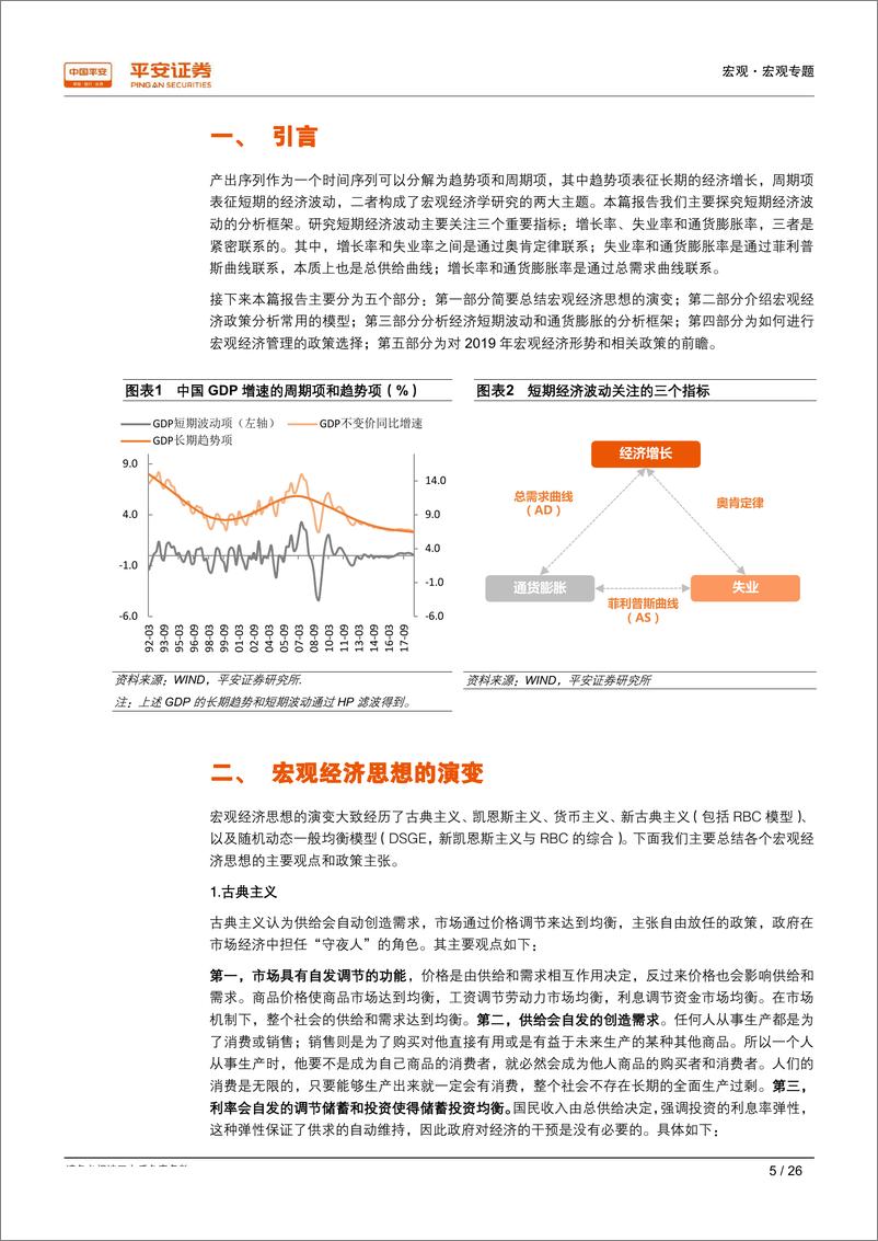 《宏观研究框架系列（四）：短期经济波动框架，思想演变、分析模型与未来展望-20190123-平安证券-26页》 - 第6页预览图