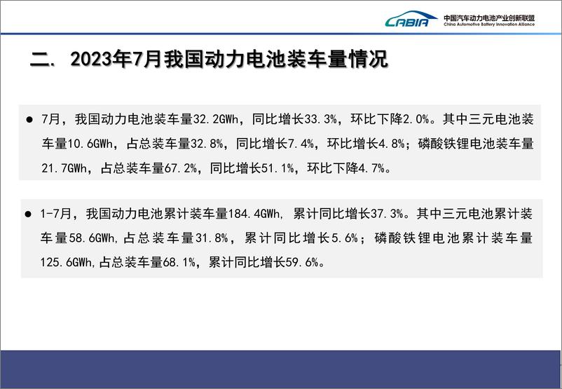 《2023年7月新能源汽车动力电池月度信息-29页》 - 第8页预览图