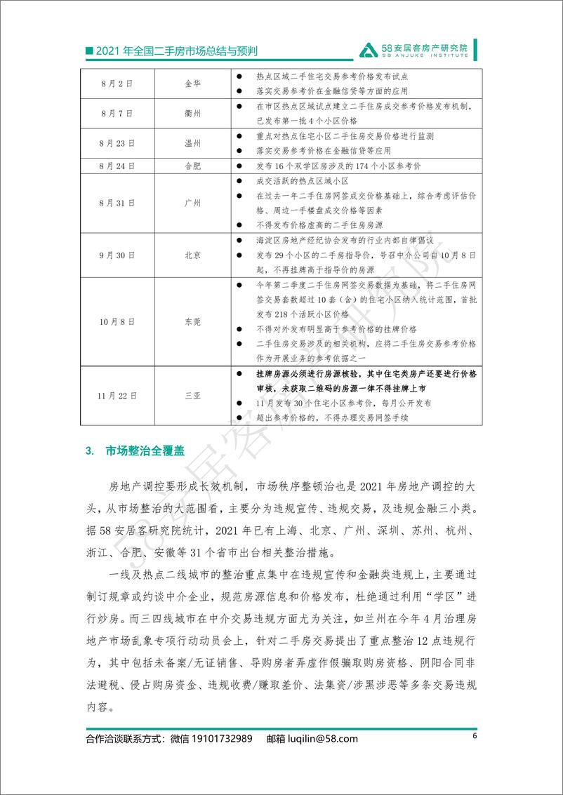 《2021年全国二手房市场总结与预判：强管控下的市场迎来变局-58安居客房产研究院-202201》 - 第7页预览图