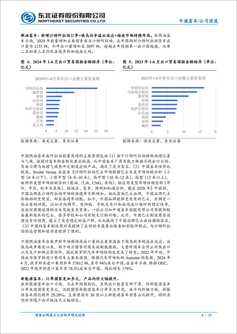 《中通客车(000957)客车出海持续景气，公司提质增效焕发新生-240806-东北证券-31页》 - 第6页预览图