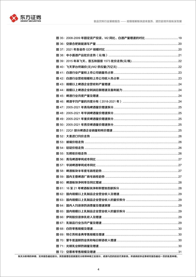 《食品饮料行业2022年度中期策略报告：疫情缓解板块迎来复苏，酒饮延续升级纵深发展-20220612-东方证券-37页》 - 第5页预览图