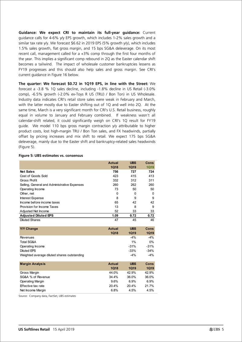 《瑞银-美股-零售行业-美国软线零售：财报季可能是看涨多于看跌-2019.4.15-24页》 - 第6页预览图