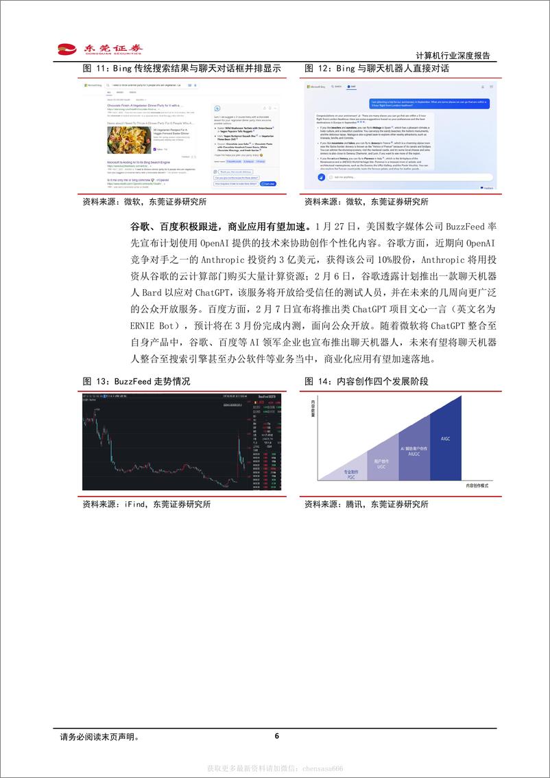 《计算机行业深度报告：大厂加大类ChatGPT布局力度，商业应用有望加速落地-230210》 - 第6页预览图