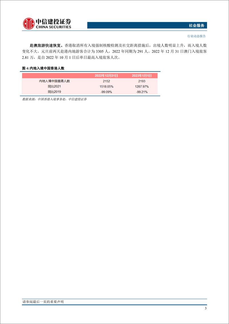 《社会服务行业：出境旅游有序放开，元旦出行数据仍承压，澳门博彩新批给正式生效-20230103-中信建投-31页》 - 第6页预览图