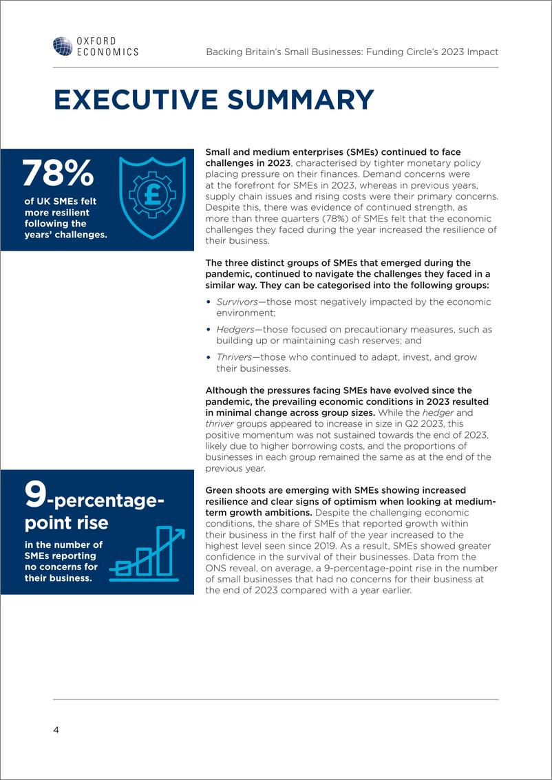 《牛津经济研究院-支持英国小企业：融资圈的2023年（英）-2024.5-23页》 - 第4页预览图