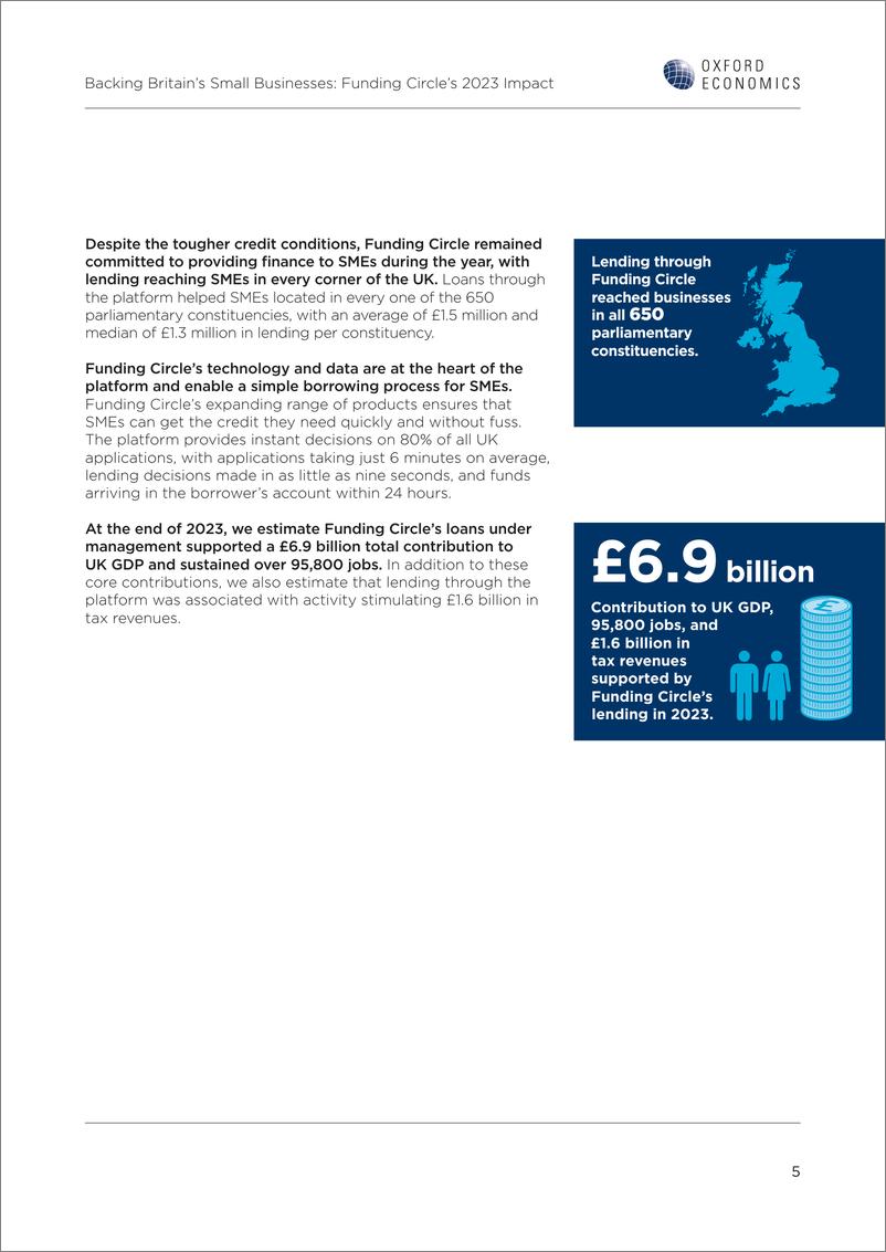 《牛津经济研究院-支持英国小企业：融资圈的2023年（英）-2024.5-23页》 - 第5页预览图