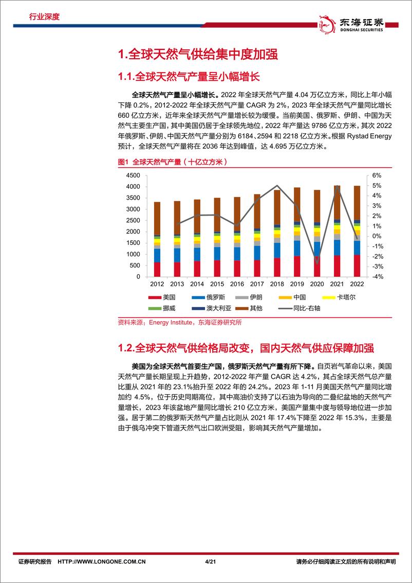 《东海证券：原油研究系列（十四）-天然气行业深度-全球天然气贸易格局重构-国内发展空间广阔》 - 第4页预览图