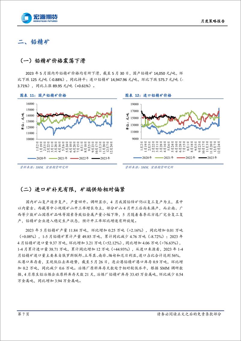 《月度策略报告：供需矛盾，铅价“上下两难”-20230609-宏源期货-20页》 - 第8页预览图