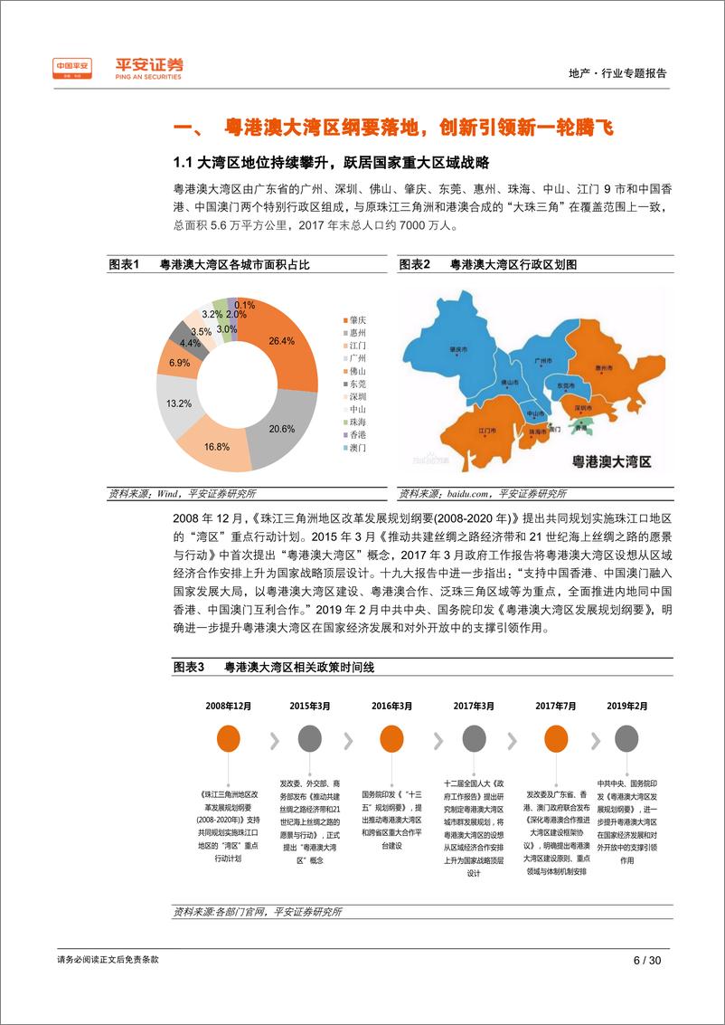 《地产行业粤港澳大湾区专题报告：大湾区扬帆起航，区域发展迎新契机-20190228-平安证券-30页》 - 第7页预览图