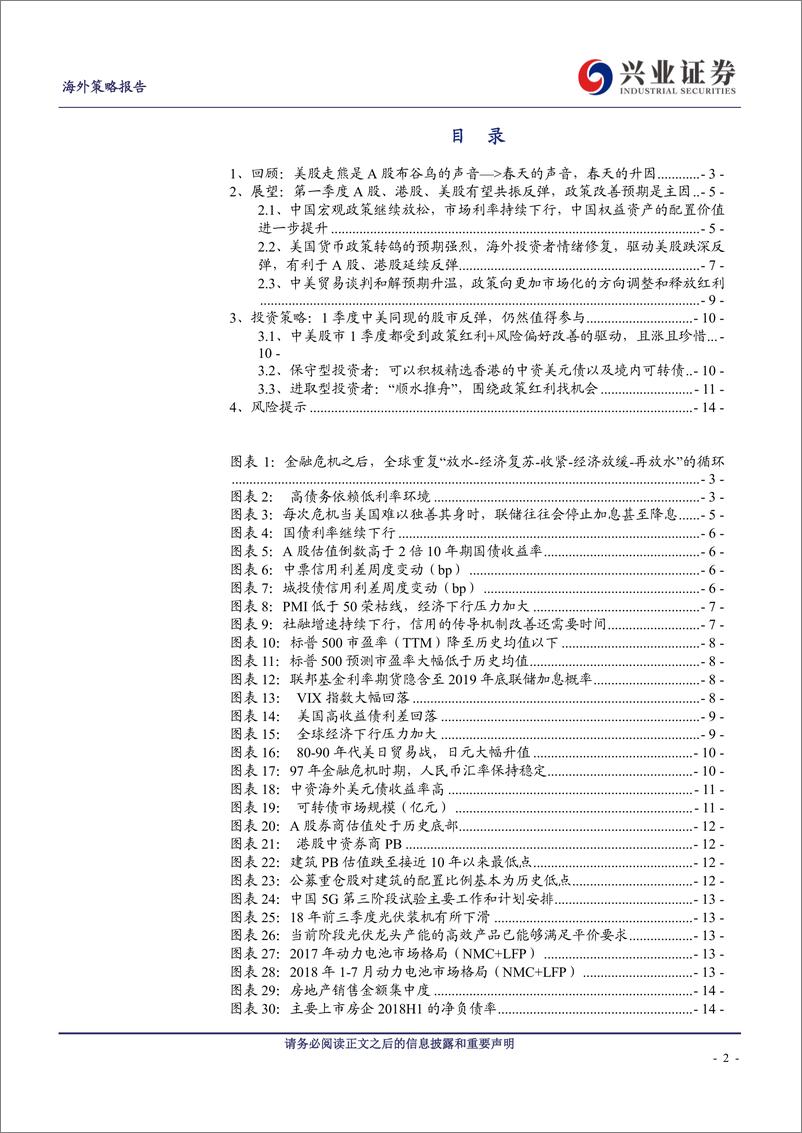 《中国权益资产投资策略报告：中美携手反弹第一季，且共从容-20190114-兴业证券-15页》 - 第3页预览图