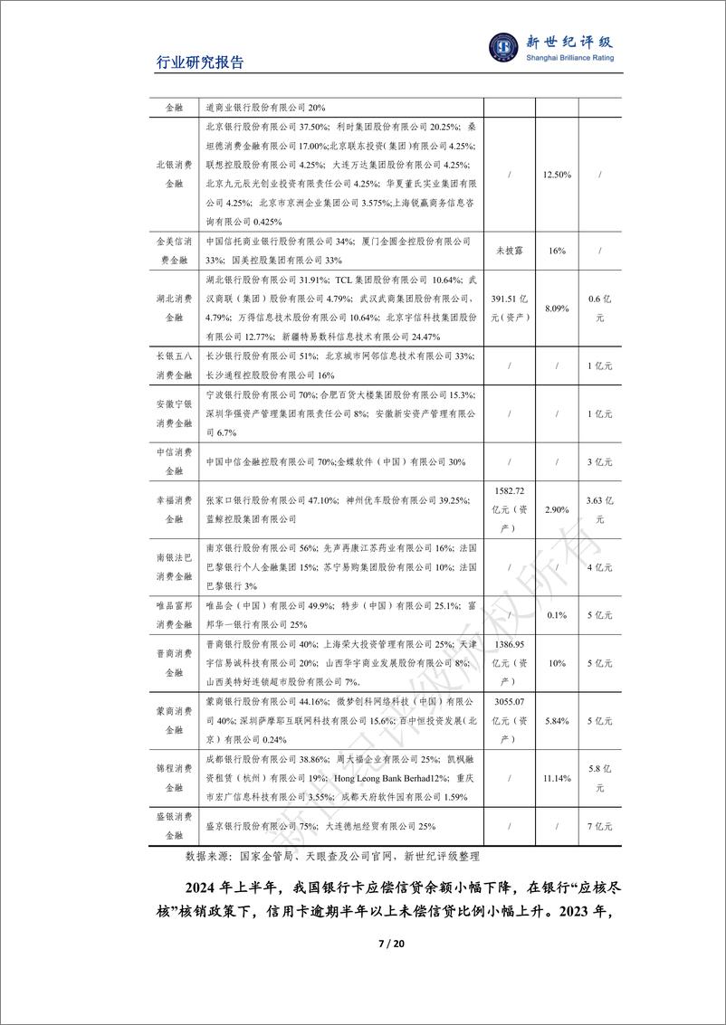 《消费金融行业2024年信用回顾与2025年展望》 - 第7页预览图