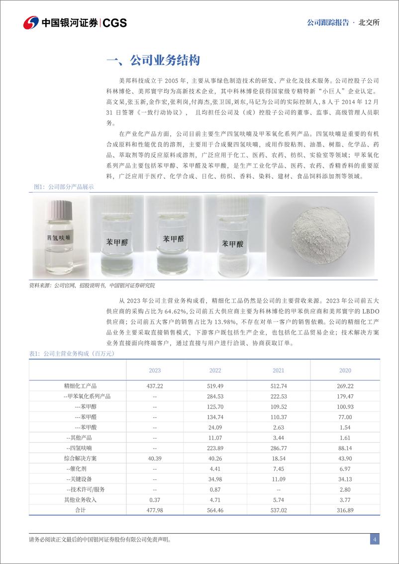 《美邦科技(832471)首次覆盖报告：专注绿色制造技术，合成生物学前瞻布局-240809-银河证券-13页》 - 第4页预览图