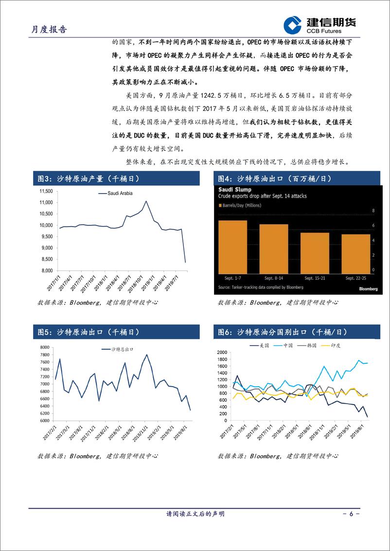 《原油月报-20191008-建信期货-11页》 - 第7页预览图