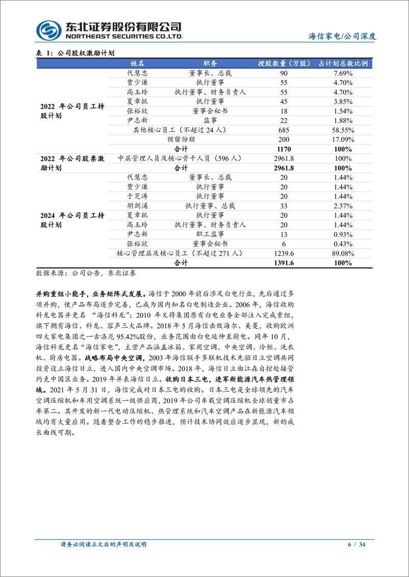 《海信家电(000921)日立和三电持续发力，成长空间可期-241203-东北证券-34页》 - 第6页预览图