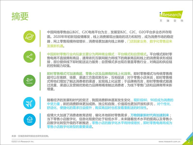 《艾瑞-2021年中国即时零售行业研究报告-2021.6-35页》 - 第2页预览图