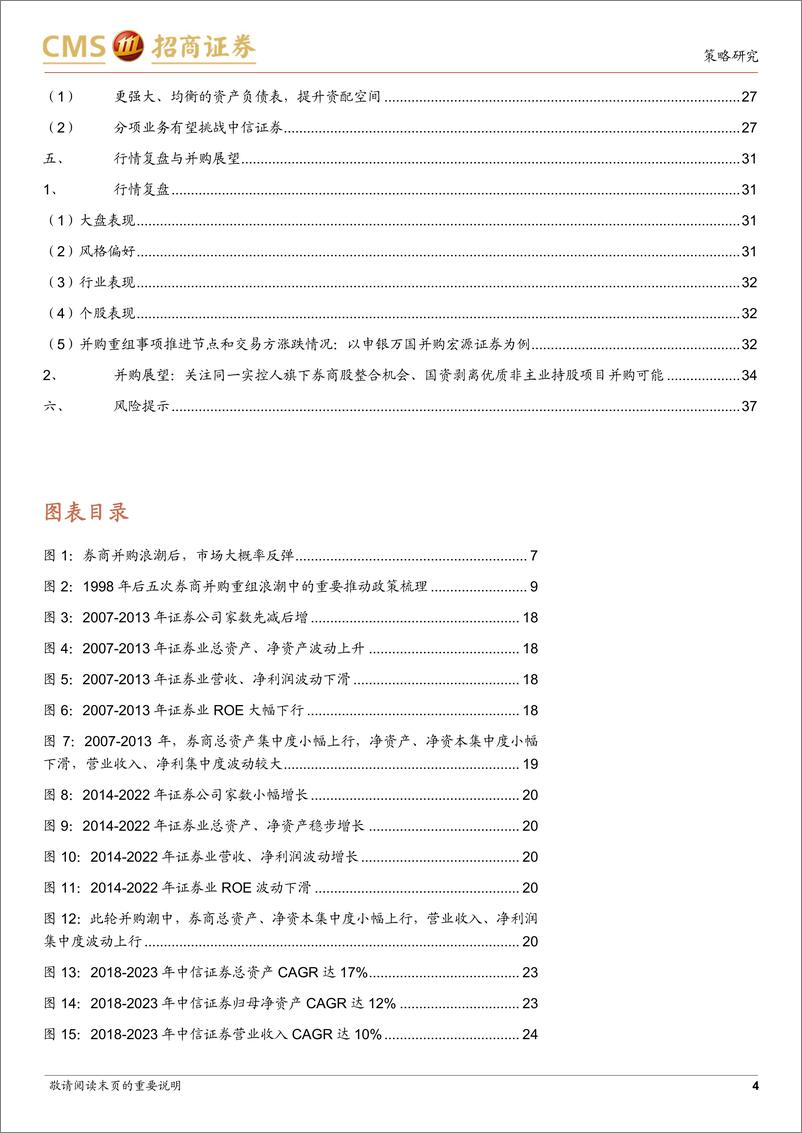 《非银、策略联合报告：证券行业并购重组的复盘与展望-241116-招商证券-38页》 - 第4页预览图