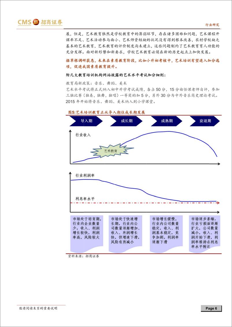 《招商证券-音乐教育行业初探系列一：市场空间巨大 政策扶植发展》 - 第6页预览图