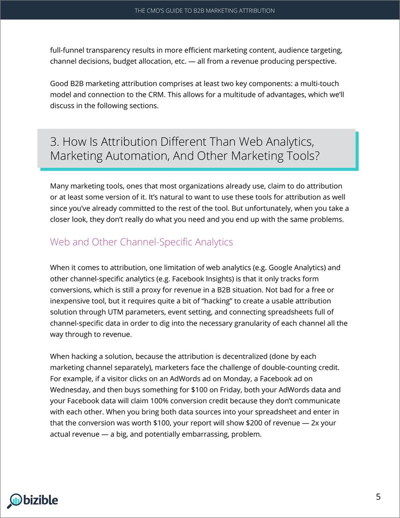 《bizible-B2B营销归因CMO指南（英文版）-2019.7-18页》 - 第6页预览图