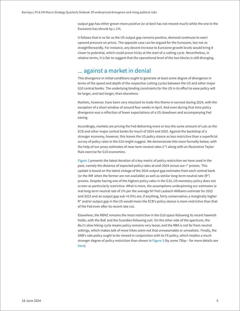 《Barclays_FX_EM_Macro_Strategy_Quarterly_Outlook_Of_underpriced_divergence_and_rising_political_risks》 - 第5页预览图