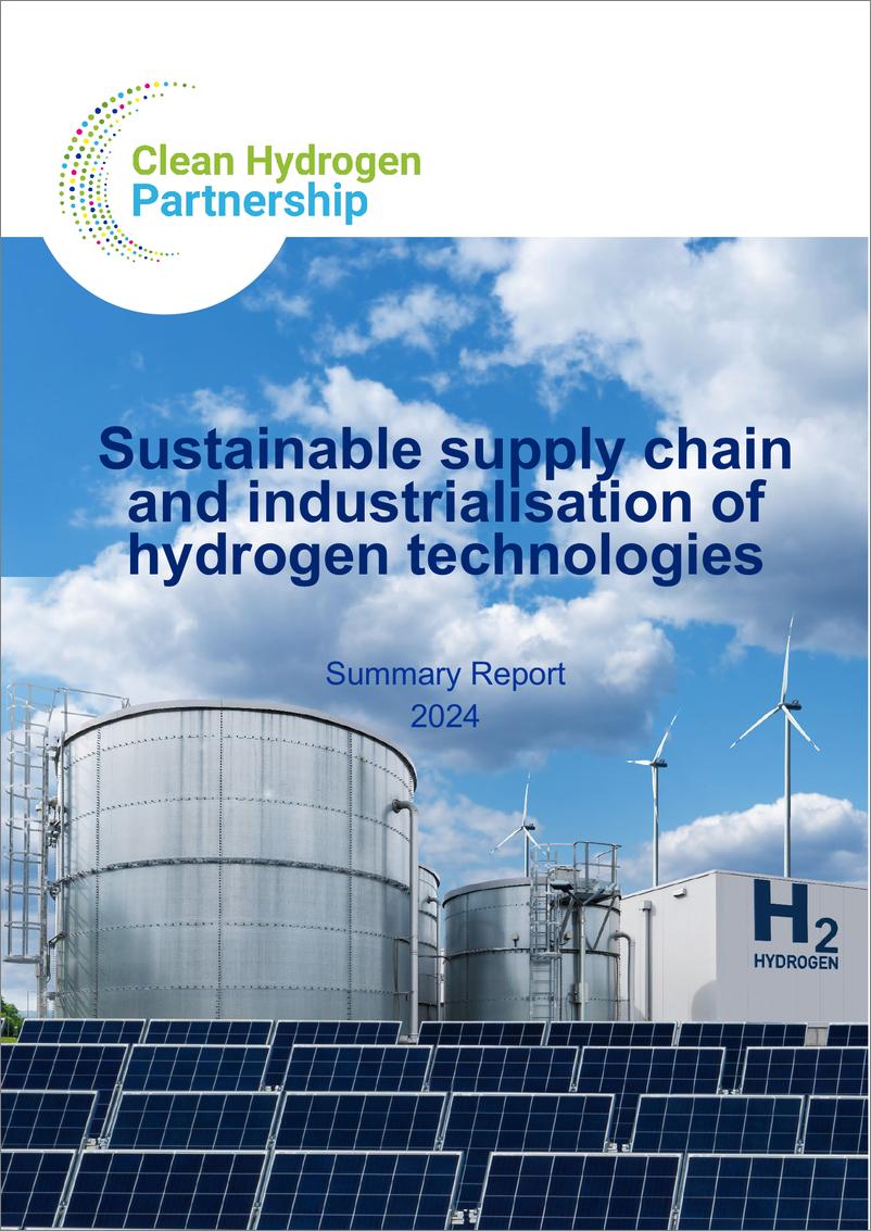 《2024年氢能技术可持续供应链与产业化研究报告_英文版_》 - 第1页预览图