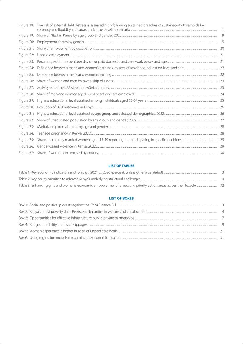 《世界银行-肯尼亚经济更新，2024年12月：特别关注妇女的经济赋权（英）-68页》 - 第6页预览图