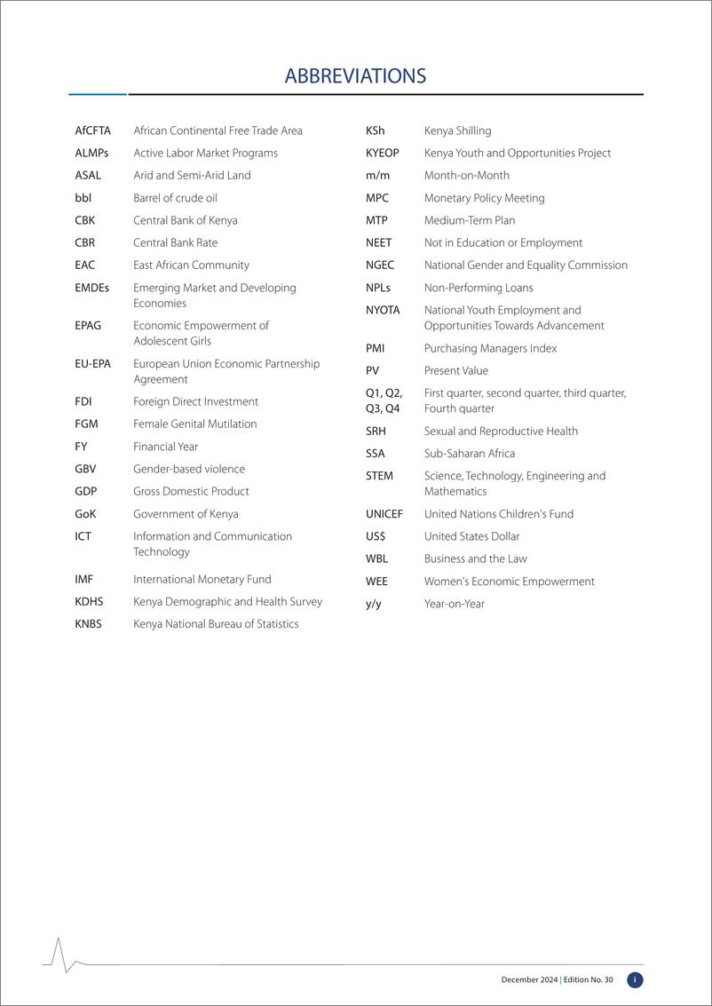 《世界银行-肯尼亚经济更新，2024年12月：特别关注妇女的经济赋权（英）-68页》 - 第7页预览图