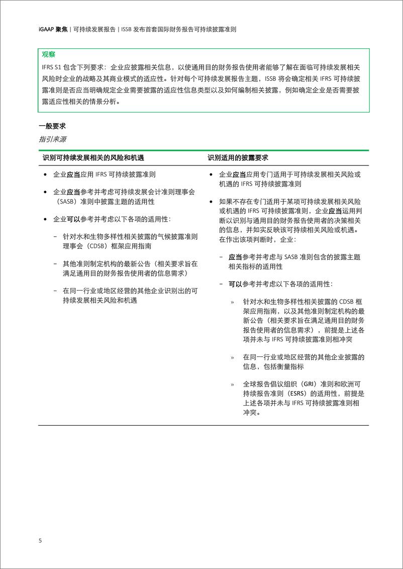 《iGAAP 聚焦：可持续发展报告-德勤》 - 第5页预览图