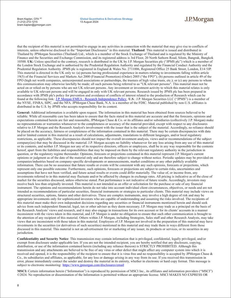 《JPMorgan-US Equity Financing and AIR TRF Monitor Aug 13, 2024-109835599》 - 第8页预览图